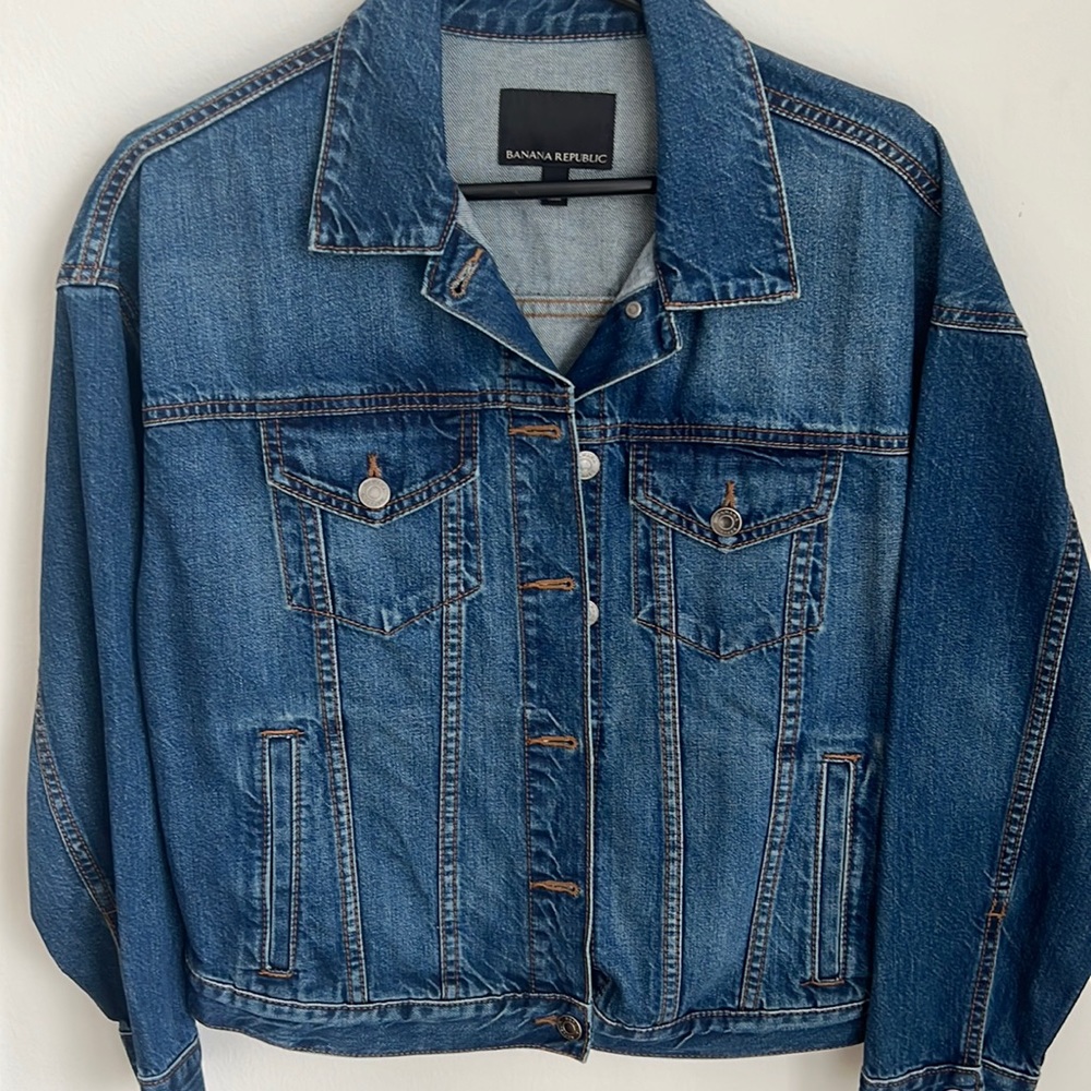 Banana Republic Oversized Denim Jacket